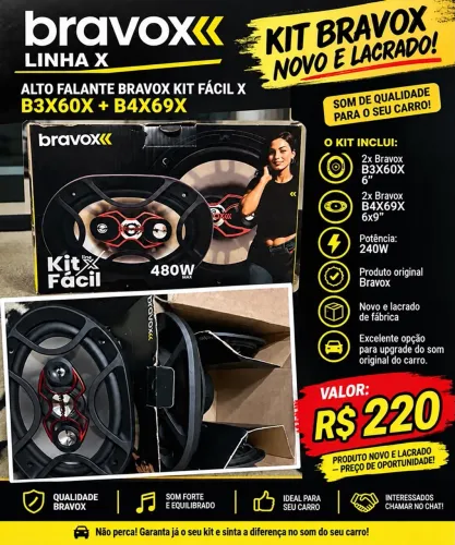 Alto falantes bravox
