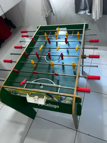 Mesa de pebolim Xalingo Super copa cor verde