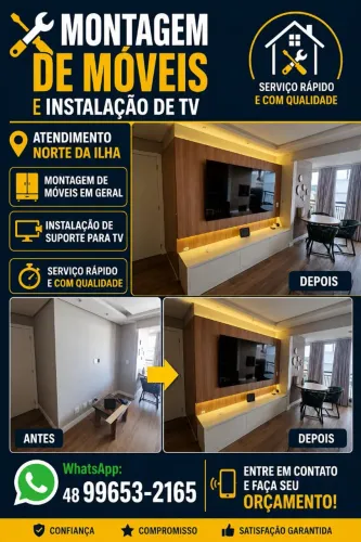 Montagem de móveis e integração