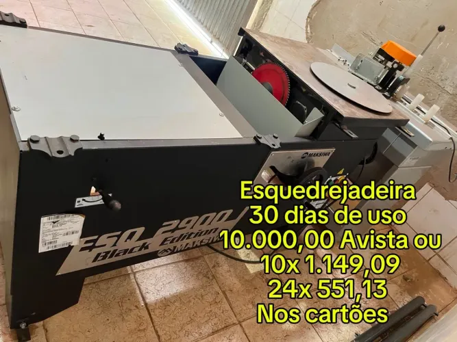Esquadrejadeira 30 dias de uso