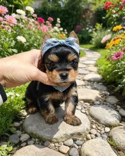 Yorkshire Exclusivo Pelagem Linda e Temperamento Encantador