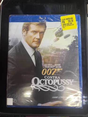 Bluray 007 Contra Octopussy (1983)- Original lacrado de fábrica, raro.