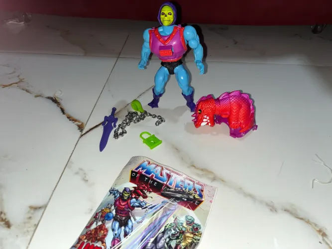 Boneco esqueleto dragon blaster Motu Origins 