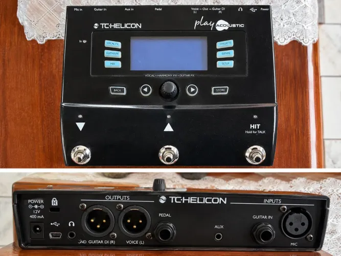 Tc Helicon pedal de voz