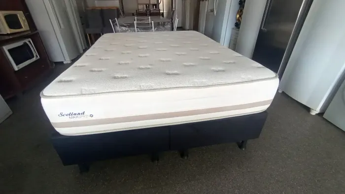 Cama box Colchão Queen size Herval 