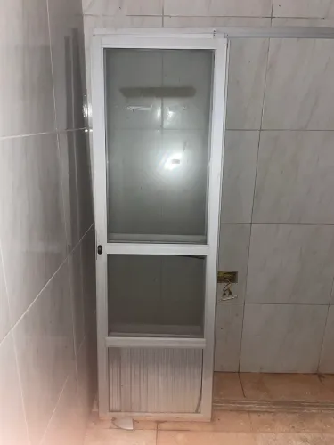 Porta 4 folhas de alumínio