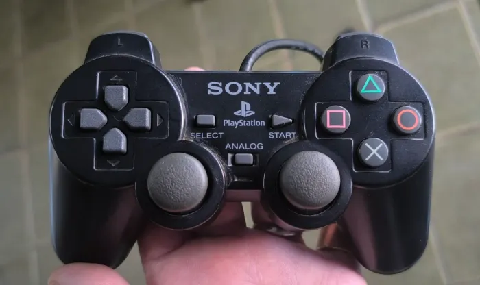 Controle Original série A PS2 funcionando perfeitamente "VENDA" na TILTY'S GAMES