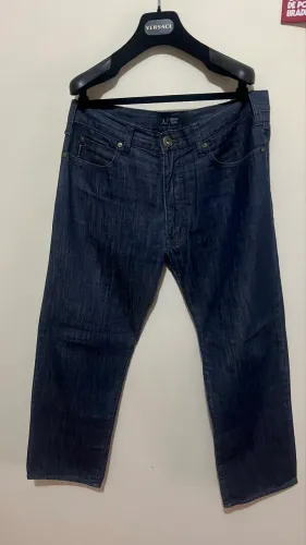 Calça Jeans Emporio Armani Masculina Azul Índigo