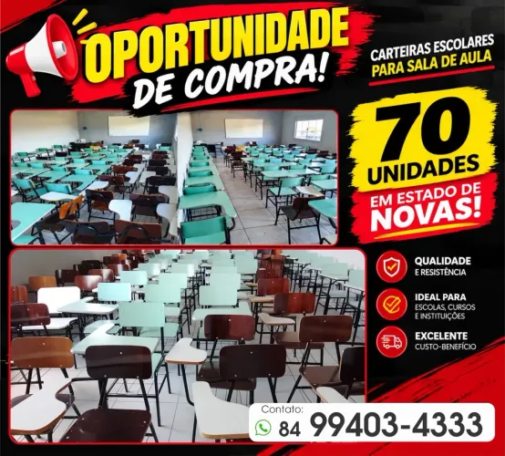 Cadeiras escolar 