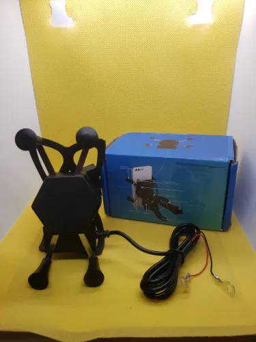 Suporte de celular para moto Com carregador