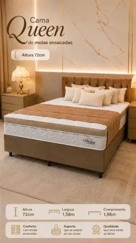 A Pronta Entrega Super Promoção de Cama box Queen!!