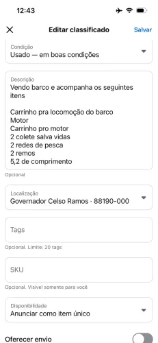 Barco de pesca