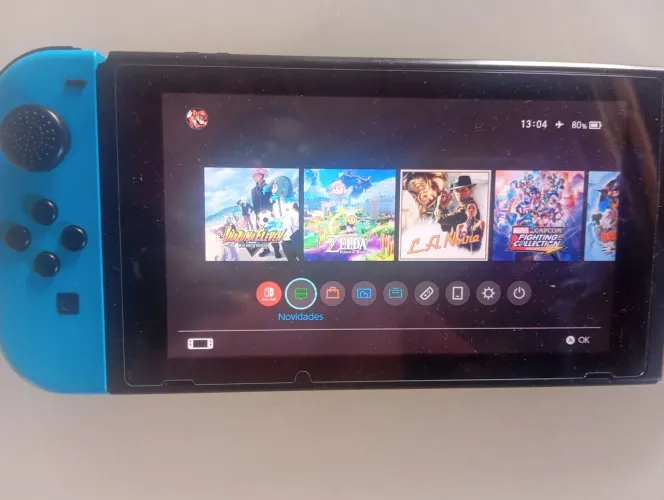 Nintendo switch desbloqueado completo aceito ps4 slim