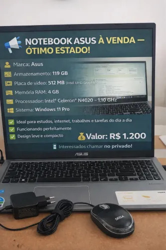 Vendo notebook interessado falar comigo 
