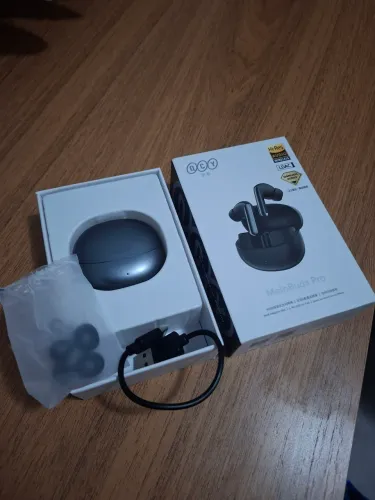 Fone de ouvido QCY MeloBuds Pro ANC Bluetooth, Hi-Res, Earbuds LDAC, 34h Bateria