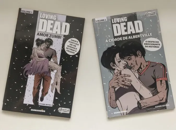 Mangá Loving Dead: Amor Zumbi completo com 2 volumes<br>OBS.: O volume 2 está lacrado.
