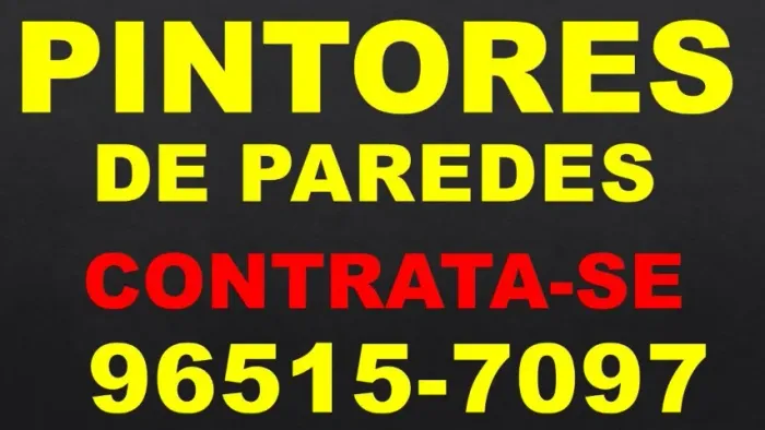 Pintor de paredes meio oficial prático