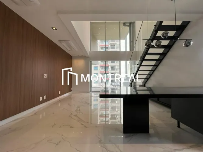 APARTAMENTO DUPLEX À VENDA NO JARDINS, 1 SUÍTE. 1 VAGA DE GARAGEM LIVRE E COBERTA.