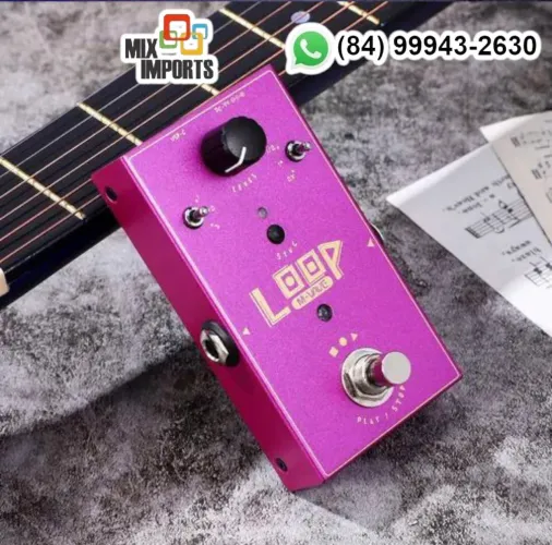 Pedal Phrase Looper Loop station - grava 11 minutos