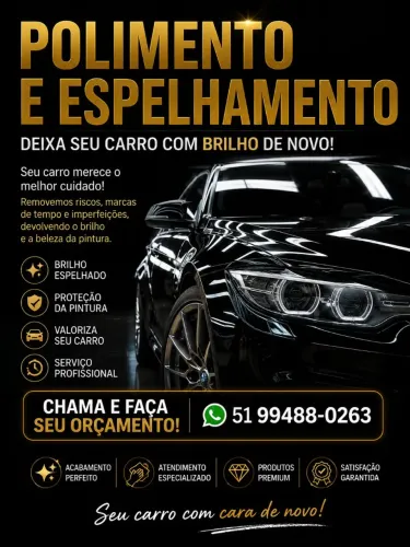 Polimento  e espelhamento 