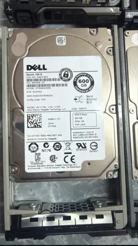 Hd Sas 600gb 3.5 Dell 15k.7 0w347k St3600057ss C/ Gaveta