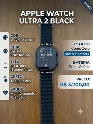 APPLE WATCH ULTRA 2 BLACK.