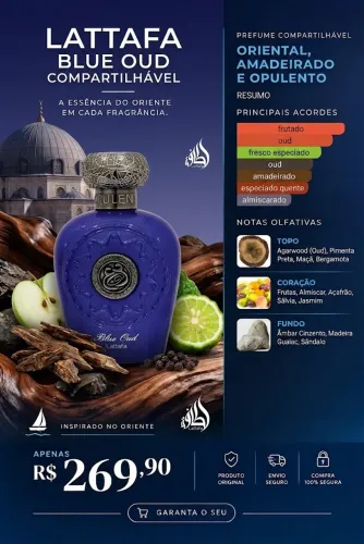 Perfume Blue Oud Lattafa