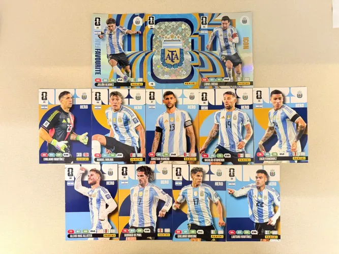 Vice Campeão ARGENTINA Cards Adrenalyn XL