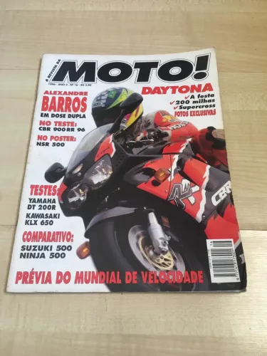 Revista Moto Nº16 ano 1996 antiga