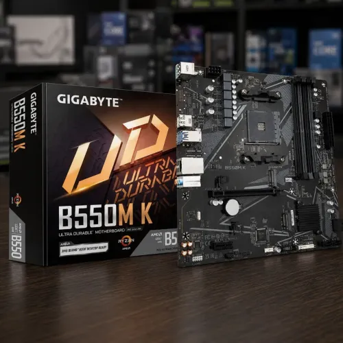 Placa-mãe Gigabyte B550M K - Socket AM4