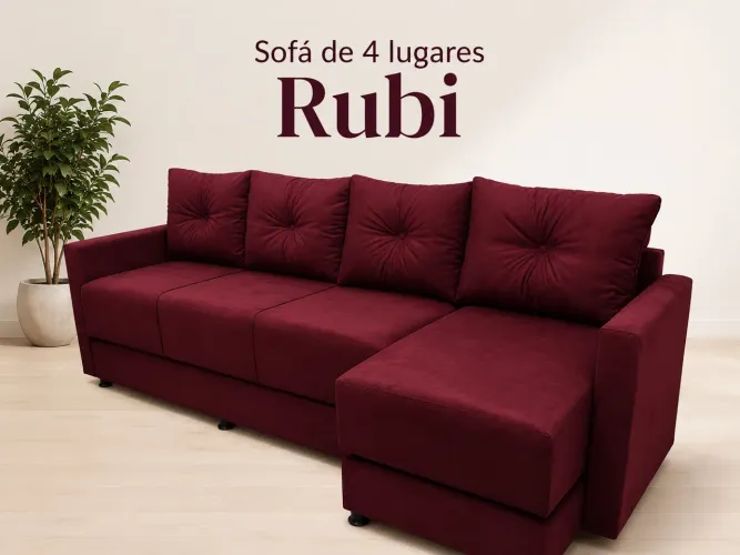 Sofá 4 Lug 3 Camas Várias Cores PAGA NA ENTREGA