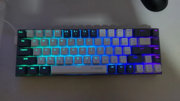 Teclado mecânico rgb - E Yooso Z686