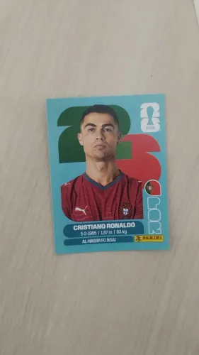 Figurinha Cristiano Ronaldo CR7 e Seleção do Cabo Verde Kit 2 Figurinhas 