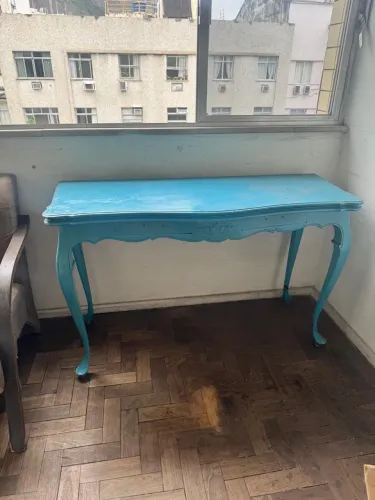 Aparador azul turquesa estilo anos 50