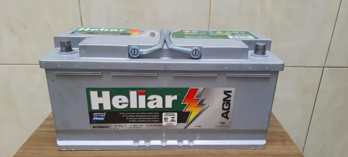 Baterias Automotivas 105 Amperes Heliar Agm