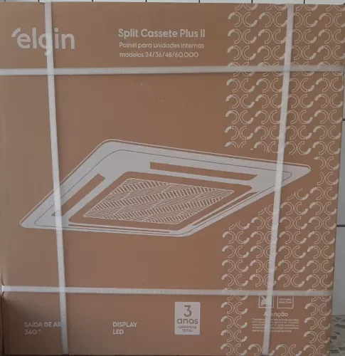 Painel Cassete Plus II Elgin 24/36/48/60000 Btus kpzp00b2dc Branco