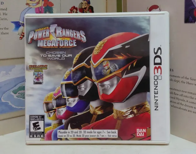 Jogo Power Rangers Megaforce Nintendo 3DS Mídia Física + Brinde
