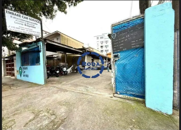 Terreno à venda Avenida Pedro Lessa Embaré, Santos.