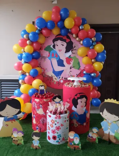 Decoração Branca de neve