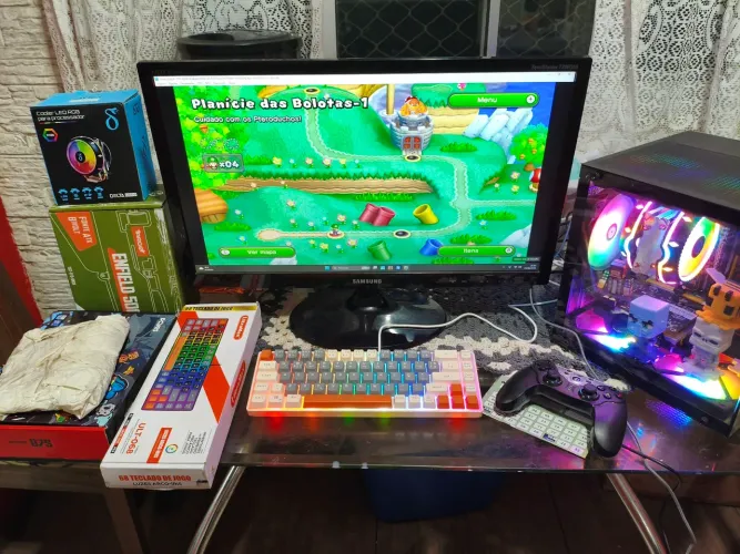 Computador gamer top aquário leiam anúncio (Ac trocas)