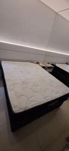 Colchão Ortobom Pró-Saúde Pró-Força + Cama Box Bau Ortobom