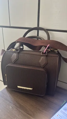 Bolsa Baú petite Jolie marrom 