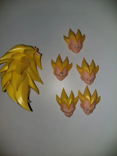 Cabeça Head vegeta ssj3 sh figuarts demonical fit dragon ball z SHF df não é bandai