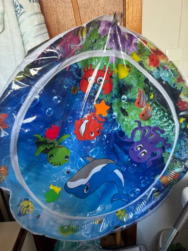 Piscina que não molha para bebês 