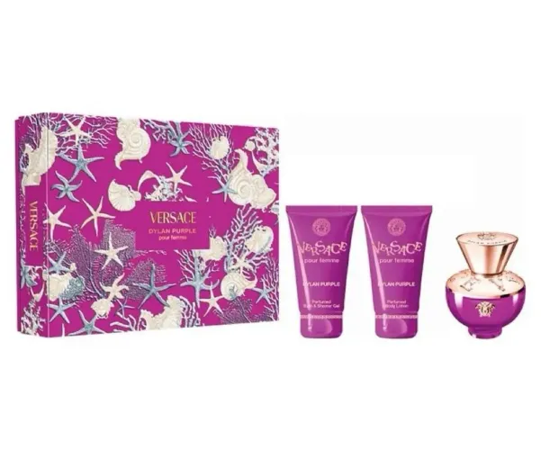Acompanha: Perfume (EDP) 50ml + Gel de Banho 50ml + Loção Corporal 50ml.