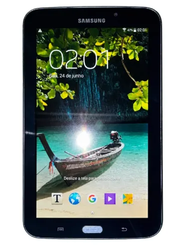 Samsung Galaxy Tab 3 7.0 SM-T210 - Tablet antigo, em bom estado