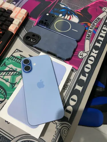 iPhone 17 azul claro 256gb 100% de bateria NOVO