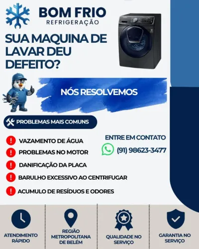 Assistência técnica em máquina de lavar