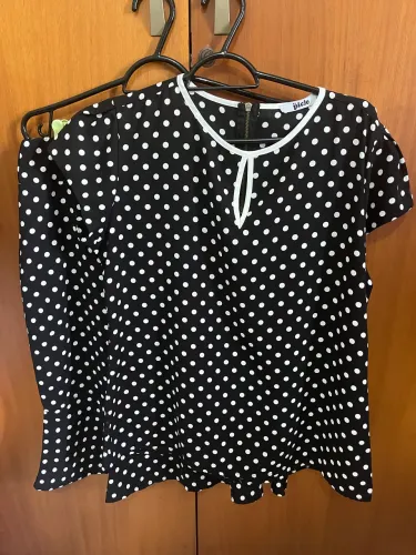 Conjunto saia e blusa poá, novo! Marca Picle!