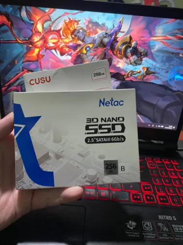 SSD SATA 256GB 2.5" Novo e Lacrado